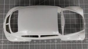 Volkswagen 1300 Beetle Tamiya - pełna karoseria od góry