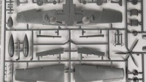 Pierwsza wypraska Messerschmitt Bf-109 E-4/7 TROP
