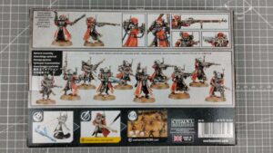 Tył pudełka - Adeptus Mechanicus Skitarii