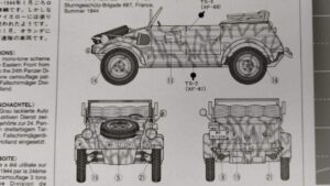 Znakowanie dla Kubelwagen Type 82