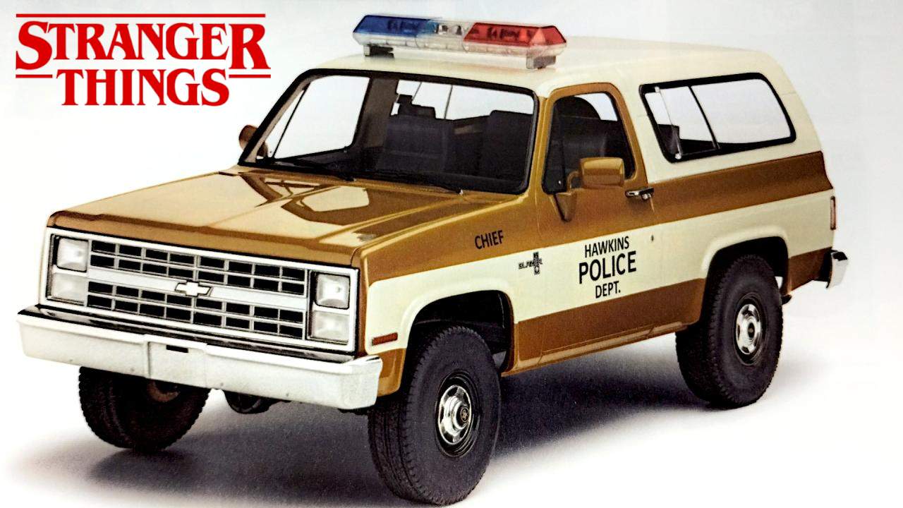 Jim Hopper Chevy Blazer K5 Revell – zawartość pudełka