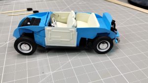 Spód karoserii na kołach VW Beetle 1300 od Tamiya