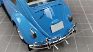 Tył po lakierowaniu VW Beetle 1300 od Tamiya