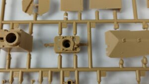 Zbliżenie na detale wypraska e - Leopard 2A7 RFM