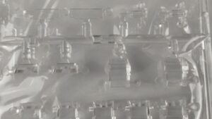 Zbliżenie na wypraski przezroczyste - Leopard 2A7 RFM