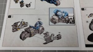 Instrukcja 1c Space Marines Outriders wh40k