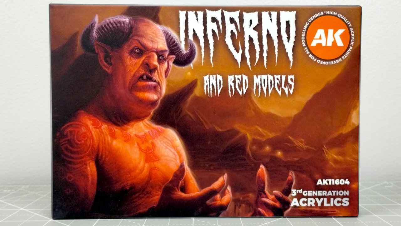 Czerwony zestaw farb AK Inferno and red models – AK11604