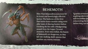 Tyranid Behemoth - Warhammer 40k Starter Set 10 edycja