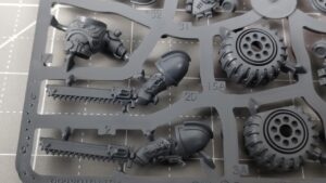 Wypraska z mieczem Space Marines Outriders wh40k