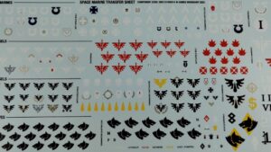Zakony na kalkomanii - Warhammer 40k Starter Set 10 edycja