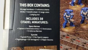 Zawartość pudełka - Warhammer 40k Starter Set 10 edycja