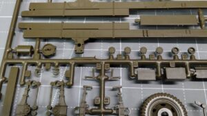 Detale podwozia GMC 6x6 Italeri
