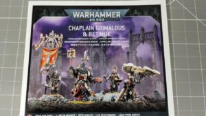 Okładka instrukcji Chaplain Grimaldus & Retinue