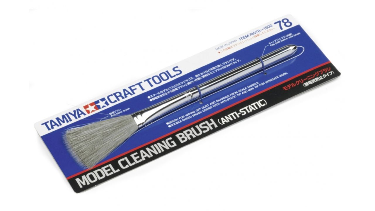 Pędzel antystatyczny Tamiya 74078 profesjonalne narzędzie do czyszczenia modeli