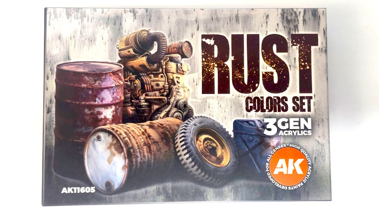 Rdzawy zestaw farb AK (Rust Colors Set - AK11605)