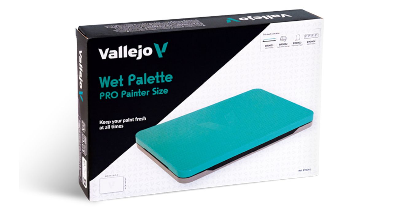 Mokra paleta Vallejo - zawartość i pierwsze wrażenia